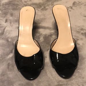 Prada Black Patent Leather Heels
